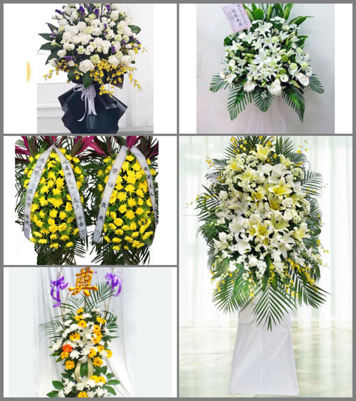 福建漳州平和县大溪镇山布村白事花篮预定